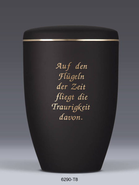 Stahlurne, Anthrazit Velours,