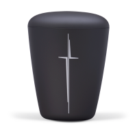 Biourne Anthrazit Velour mit modernem Kreuz