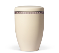 Naturstoffurne, Elfenbein-Beige,