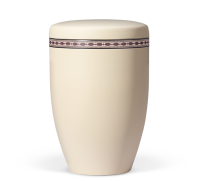 Naturstoffurne, Elfenbein-Beige,