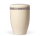Naturstoffurne Elfenbein Beige Dekor Intarsien Imitation