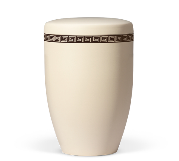 Naturstoffurne, Elfenbein-Beige,