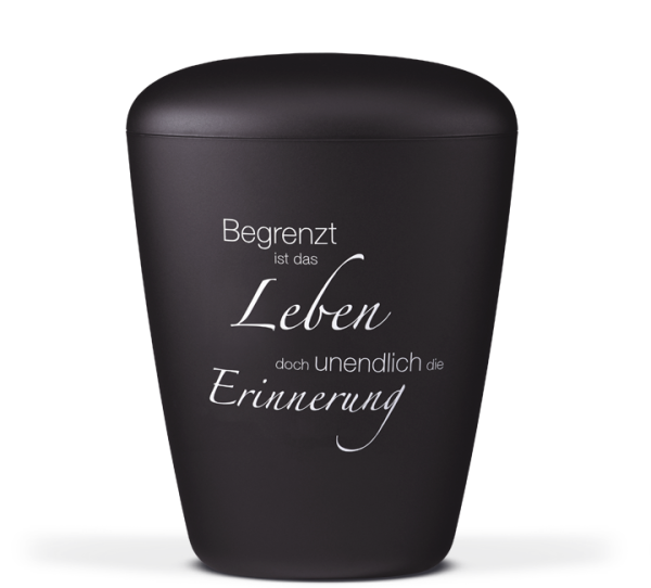 Biourne Anthrazit Velour, Trauertext 9