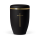 Naturstoffurne anthrazit velours Stripdom Kreuz, Goldband