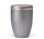 Naturstoffurne grau Stripdome Kreuz und Goldband