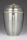 Stahlurne ZIHESTA, Haube-Sockel Mess.pol., Goldband, Goldkreuz