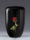 Naturstoffurne, Schwarz, Stielrose