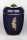 Stahlurne Kobalt-Blau,  Messing Rosenbund,  Messing Sockel u. Haube, GB