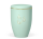 Naturstoffurne mintgr&uuml;n mit Schmetterlingen, Goldband