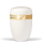 Naturstoffurne Cremeweiss, Dekorband: Strand
