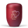 Weinrot Velour, Airbrush Herz,Trauertext Nr.2