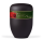 Naturstoffurne Anthrazit Velour, Dekorband "Rosenbl&uuml;te", Trauertext 2