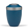 Stahlurne Durocit-Blau, Veredelte  Steinoberfl&auml;che