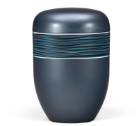 Naturstoffurne, BlauPerlmutt,