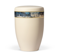 Naturstoffurne, Elfenbein-Beige,