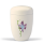 Stahlurne Cremeweiss, Designer Airbrusch - "Orchidee"
