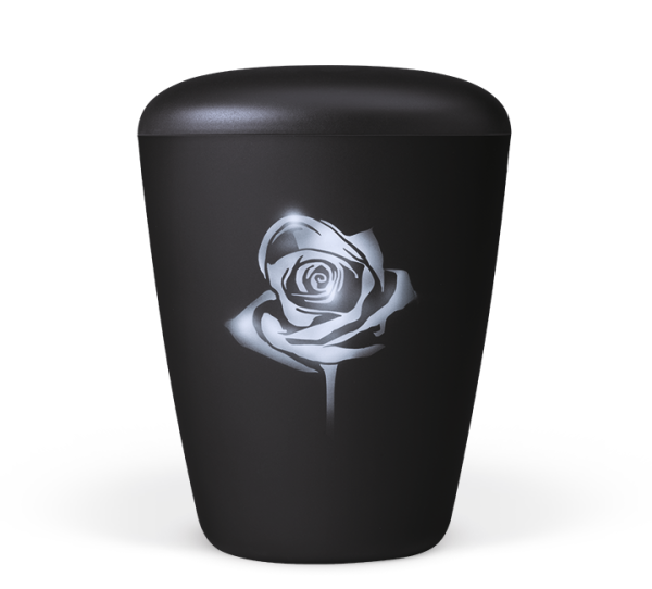 Biourne Anthrazit Velour, Airbrush: Rose