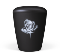 Biourne Anthrazit Velour, Airbrush: Rose