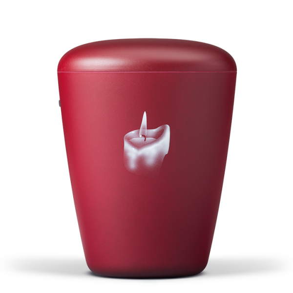 Biourne Weinrot Velour, Airbrush: Kerze