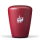 Biourne Weinrot Velour, Airbrush: Kerze