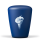Biourne Saphirblau Velour, Airbrush: Calla