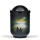 Stahl-Designer-Urne, Schwarz, " Angler "