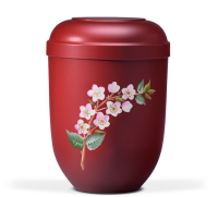 Naturstoffurne, Weinrot Matt,