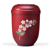 Naturstoffurne, Weinrot Matt,