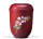Biourne Weinrot, Handgemalt, Motiv: Kirschbl&uuml;ten