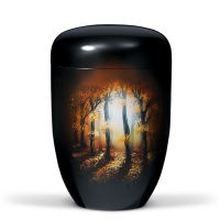 Naturstoffurne, Schwarz,