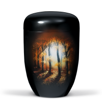 Naturstoffurne, Schwarz,
