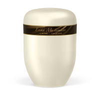 Naturstoffurne, Cremewei&szlig;Perl-