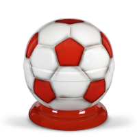 Stahlurne, "Fussball" Airbrush