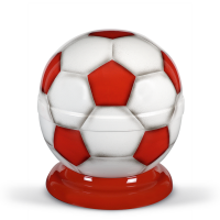 Stahlurne, "Fussball" Airbrush