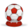 Stahl-Fussball-Urne, Rot-Weiss