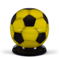 Stahlurne, "Fussball" Airbrush