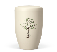 Naturstoffurne, Elfenbein-Beige