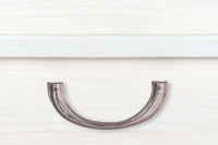 Kunststoffbeschlag 124  (BA 180mm) nickel gl&auml;nzend