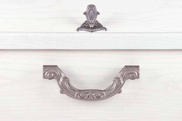 Polymetallbeschlag 101 zinnfarbig (BA 230mm)