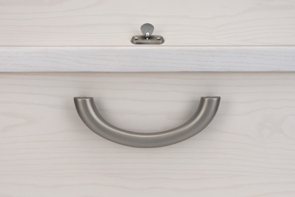 Polymetallbeschlag 126 altfl&auml;misch lackiert