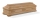 elegante Ahorn-Rillentruhe 180, hell