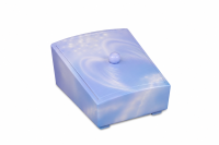 Sternenkindersarg 18 cm, hellblau, Feenstaub
