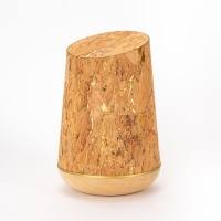Kork-Holzurne 1 &bdquo;Gold-Braun&ldquo;