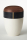 Holz-Lederurne &bdquo;Graphit&ldquo;