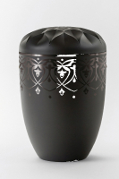 Samosa-Urne anthrazit, Dekor Jugendstil