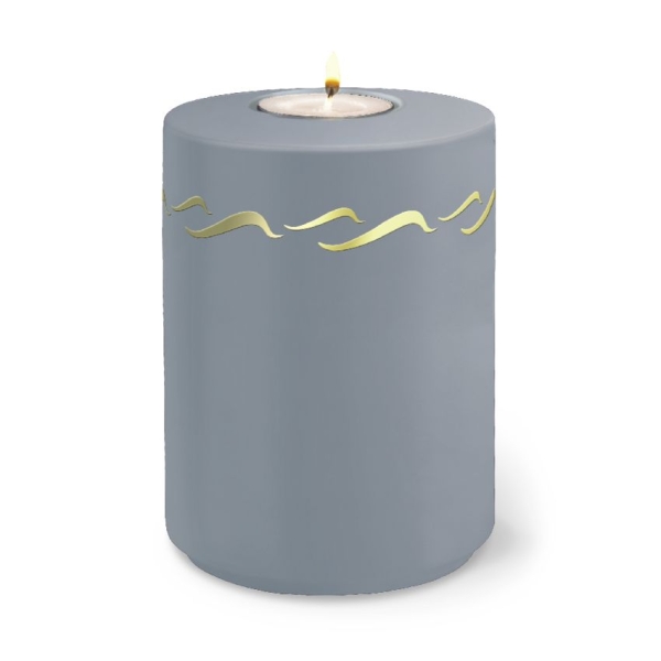 AQUA BRISE BIO-LEHM Memory taubenblau gold