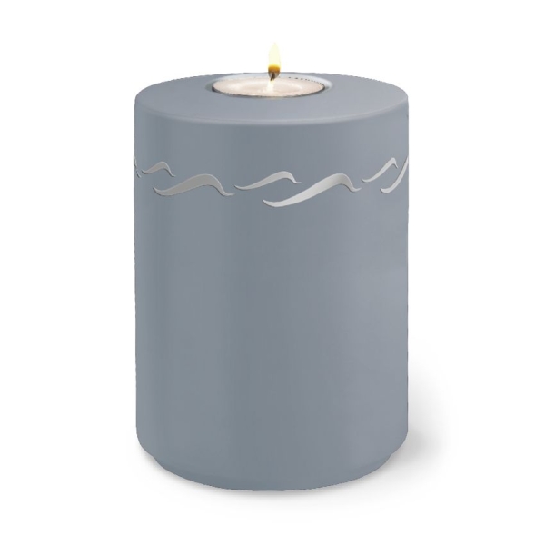 AQUA BRISE BIO-LEHM Memory taubenblau silber