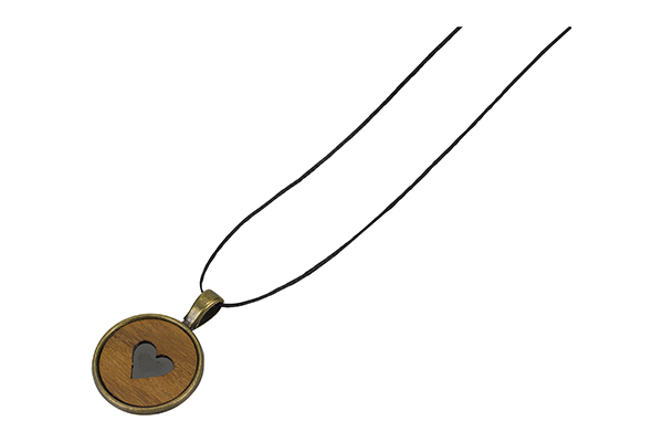 Medaillon-Kette Herz
