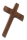 Holzkreuz f&uuml;r Symbolurne