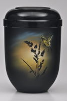 Biourne Schwarz, Airbrush  Motiv: Schmetterling